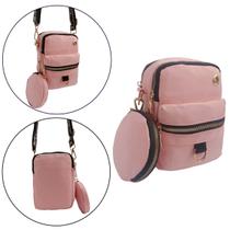 Bolsa transversal mini bag com porta moeda