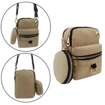 Bolsa transversal mini bag com porta moeda