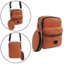 Bolsa transversal mini bag com porta moeda