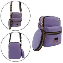 Bolsa transversal mini bag com porta moeda