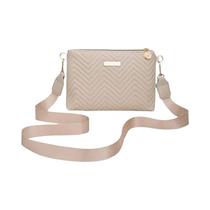 Bolsa Transversal Multifuncional Listrada Com Fecho De Zíper Para Uso Diário Bolsa Transversal Multifuncional Listrada Com Fecho De Zíper Para Uso Diário