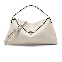 Bolsa Transversal NGGU em Couro Branco com Múltiplos Compartimentos Bolsa Transversal NGGU em Couro Branco com Múltiplos Compartimentos