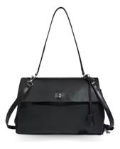 Bolsa Transversal Ombro Grande Couro Pu Reforçada Trabalho