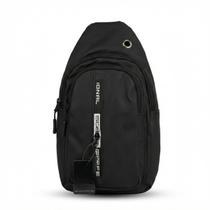 Bolsa Transversal Ombro Shoulder Bag Pochete Anti-Furto Preta