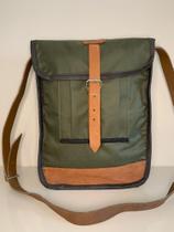 Bolsa Transversal Para Ferramentas Reforçada Lona E Couro Bolsa Transversal Para Ferramentas Reforçada Lona E Couro