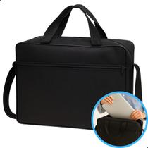 Bolsa Transversal Pasta Carteiro Nylon Com Alça Maleta Mala