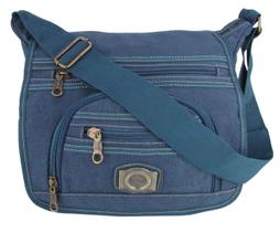 Bolsa Transversal Pasta Tirarcolo Ombro Em Lona Multiúso Masculina Feminina