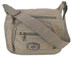 Bolsa Transversal Pasta Tirarcolo Ombro Em Lona Multiúso Masculina Feminina