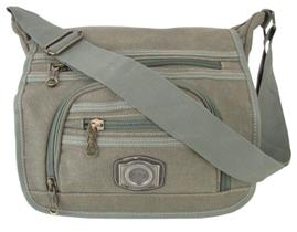 Bolsa Transversal Pasta Tirarcolo Ombro Em Lona Multiúso Masculina Feminina