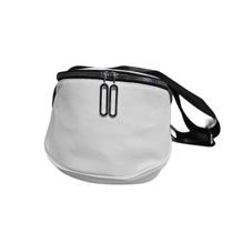 Bolsa Transversal Pochete Alça Ajustável Casual Lisa Cor:Branco