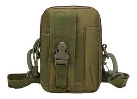 Bolsa Transversal Porta Treco Bornal Militar Camuflada