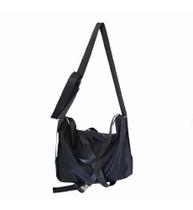 Bolsa transversal preta alça larga