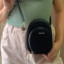 Bolsa transversal preta