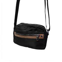 Bolsa Transversal Retangular Alça Ajustável Casual Cor:Preta Bolsa Transversal Retangular Alça Ajustável Casual Cor:Preta