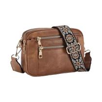 Bolsa Transversal Retro Multifuncional Feminina Com Zíper E Alça De Ombro Pequena Bolsa Quadrada