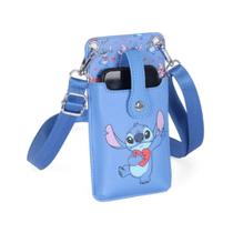 Bolsa Transversal Shoulder Bag Azul Stitch Disney Luxcel