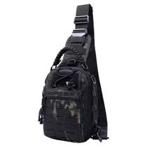 Bolsa Transversal Single Shoulder Laser Cut Multicam Cor:Multicam Black Bolsa Transversal Single Shoulder Laser Cut Multicam Cor:Multicam Black