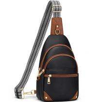 Bolsa transversal SYTRAH antifurto com RFID, preta