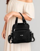 Bolsa Transversal Tiracolo Feminina Mão Ombro Costas Moda Mochila Leve