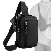 Bolsa Transversal Tiracolo Mini Bag Pochete Anti Furto Unisex Bolsa Transversal Tiracolo Mini Bag Pochete Anti Furto Unisex