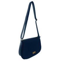 Bolsa Transversal Topgrife Couro ul Marinho