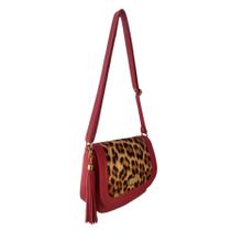Bolsa Transversal Topgrife Onça Couro Vermelho Bolsa Transversal Topgrife Onça Couro Vermelho