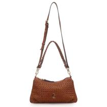 Bolsa transversal tresse com divisórias média wj sintético