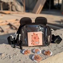 Bolsa Transversal Urso Transparente Estilo Ita Bag Bottons Bolsa Transversal Urso Transparente Estilo Ita Bag Bottons