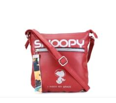 Bolsa tranversal snoopy space com puxador holográfico Bolsa tranversal snoopy space com puxador holográfico