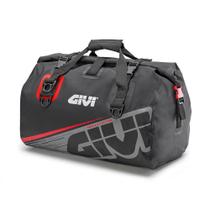 Bolsa traseira givi ea115gr impermeavel de 40 lts cinza e vermelho