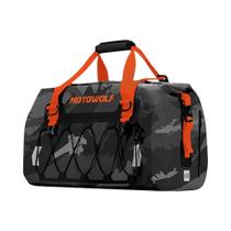 Bolsa Traseira Grande Impermeável Para Motocicleta 40L 66L 90L Universal Para Banco Traseiro De