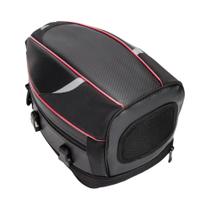 Bolsa Traseira Para Motocicleta À Prova d'Água De Grande Capacidade, Preta E Vermelha, Bagagem De