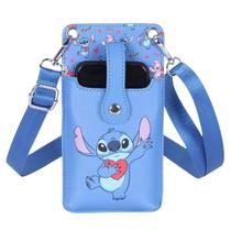 Bolsa Trasnversal Phonecase Stitch Azul BSC76018