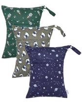 Bolsa úmida e seca para fraldas de pano ALVABABY 30x36cm à prova d'água