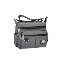 Bolsa Unissex Forrada CrossBody Ombro Resistente água Nylon