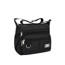 Bolsa Unissex Forrada CrossBody Ombro Resistente água Nylon