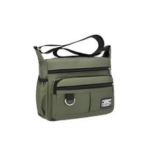 Bolsa Unissex Forrada CrossBody Ombro Resistente água Nylon