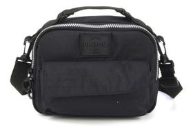 Bolsa Up4You Crinkle Alça De Mão E Transversal - Preto