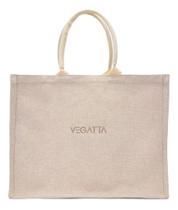 Bolsa Vegana Praia Juta Feminina Ecobag Grande Espaçosa Estilo Saco Tote