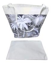 Bolsa Verão Impermeável Com Necessaire Zíper Piscina Praia