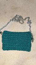 Bolsa VERDE esmeralda com corrente pratiada Bolsa VERDE esmeralda com corrente pratiada
