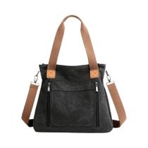 Bolsa versátil feminina de lona de grande capacidade casual bolsa crossbody de ombro