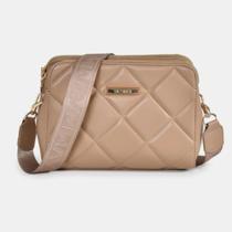 Bolsa via marte b1 162 01 bege feminino