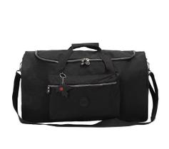 Bolsa Viagem 17 Polegadas Preto Com Chaveiro Pompom Skeet - CRUZEIRO