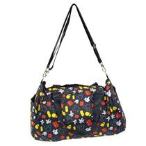 Bolsa viagem academia preta partes corpo mickey 22x43x25cm - disney Bolsa viagem academia preta partes corpo mickey 22x43x25cm - disney