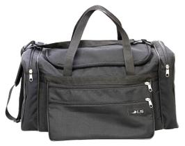 Bolsa Viagem LS Bolsas Rip Stop Preta com 5 divisões - BV6455