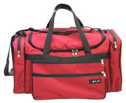 Bolsa Viagem LS Bolsas Rip Stop Vermelha com 5 divisões - BV6456