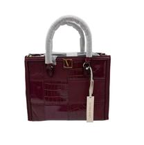 Bolsa Victorias Secret The Victoria Structured Satchel Modelo ST11210473 Cor Vermelha Vinho