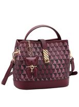 Bolsa Vinho Chenson Original Alça de Mão - Monograma tridimensional