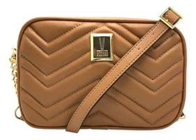 Bolsa Vizzano Camel Estilo Clássico com Toque Moderno